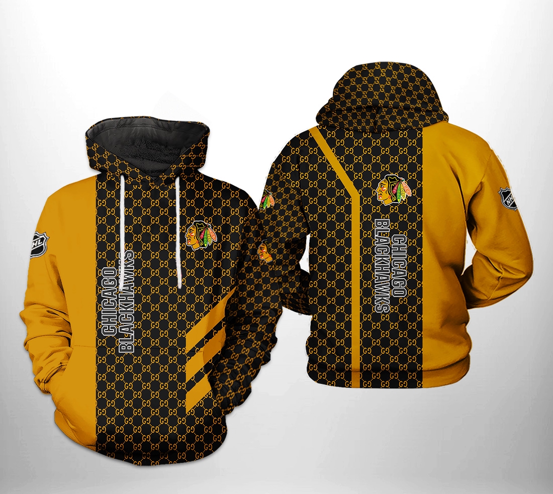 Chicago Blackhawks 3D Team Skull All Over Print Zip Up Hoodie For Men