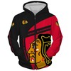 Chicago Blackhawks Auti'M Awareness Custom 3D Zip-Up Hoodie - Name And Number Included 