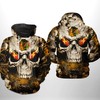 Chicago Blackhawks Camo Veteran Us Flag 3D All Over Print Zip Up Hoodie