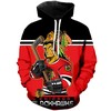 Chicago Blackhawks Mascot 3D Printed Hoodie - Perfect Gifts For Fans