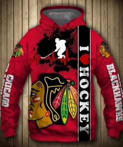 Chicago Blackhawks Us Flag 3D All Over Print Zip Up Hoodie For Men
