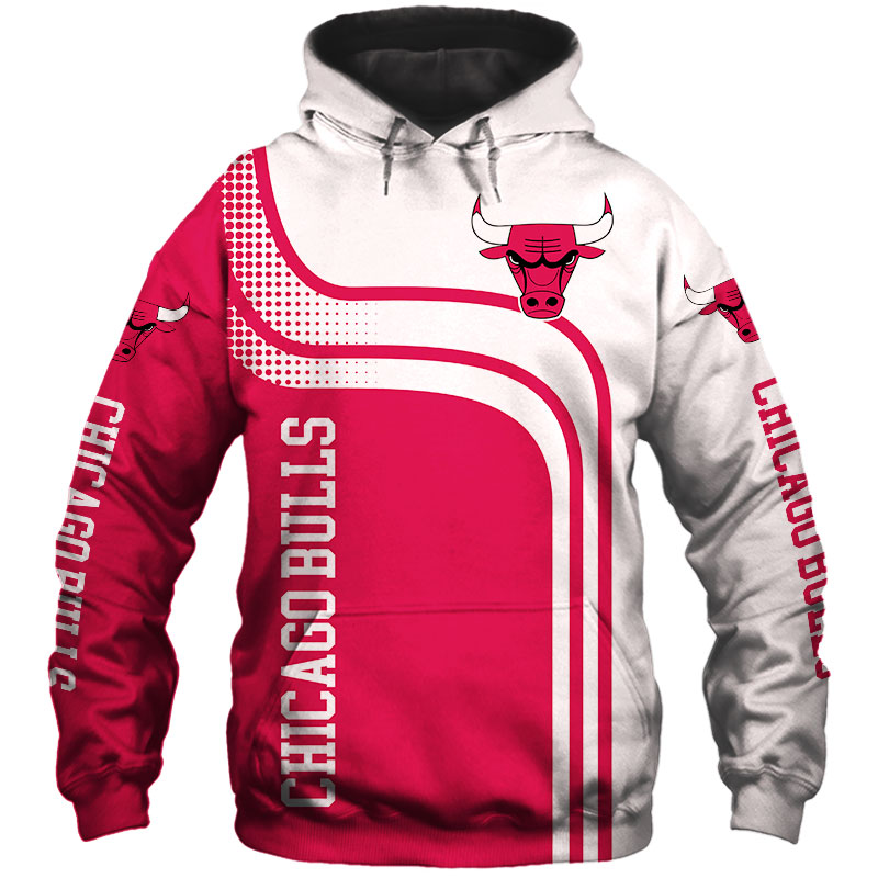 Chicago Bulls 3D All-Over Print Zip Up Hoodie - Nhl Fan Gift