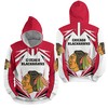 Chicago Bulls 3D Flame Balls Zip Up Hoodie - Perfect For Fans