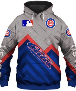 Chicago Cubs 3D Baseball Zip Up Hoodie For Men - Unmatched Comfort And Style