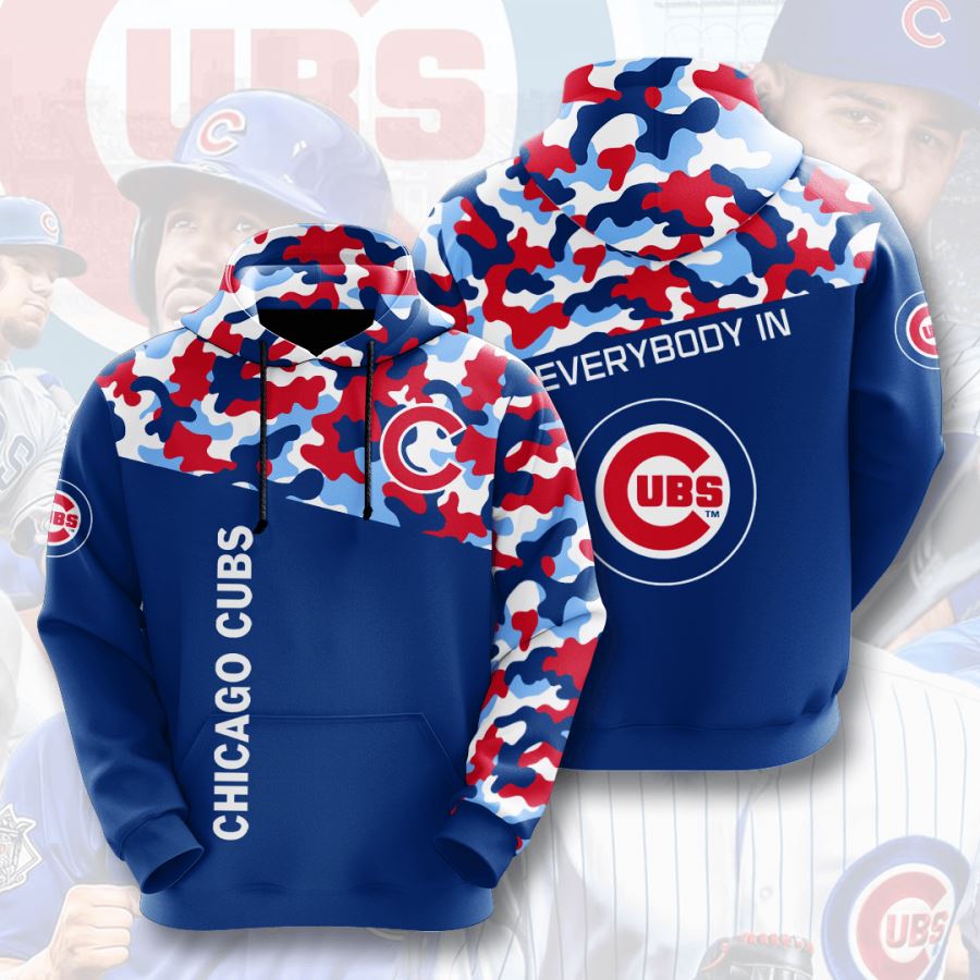 Chicago Cubs Baseball Custom Hoodie All Over Print 3D - Show Off Your Passion