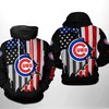 Chicago Cubs Us Flag 3D Hoodie For Men - Elevate Your Style