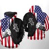 Chicago White Sox Us Flag 3D Hoodie For Men - Elevate Your Style