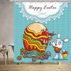 Child Easter Bunny & Egg Shower Curtain - Festive Bathroom Decoration