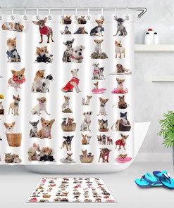 China Bears Panda Waterproof Shower Curtain - Stylish Bathroom Decor With Oriental Theme