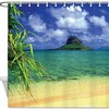 Chinamans Hat Hawaii Shower Curtain - Unique And Decorative Fabric Bath Curtain For Your Bathroom