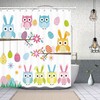 Chinese Mythology Snake Dragon Theme Fantasy Dragon Shower Curtain, Fabric Bath Curtain for Magic