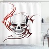 Chinese Tiger Tattoo Print Shower Curtain for Wild Showers