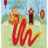 Chinese Zodiac Signs Dragon Shower Curtain Stall
