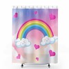 Chloepop Rainbow Curtain Design For Colorful And Playful Bathroom Decor