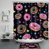 Chocolate Donut Shower Curtain - Sweet Bathroom Decor
