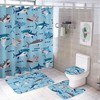 Christmas Deer Shower Curtain for Bathroom - Decorative Shower Curtain with Festive Spirit