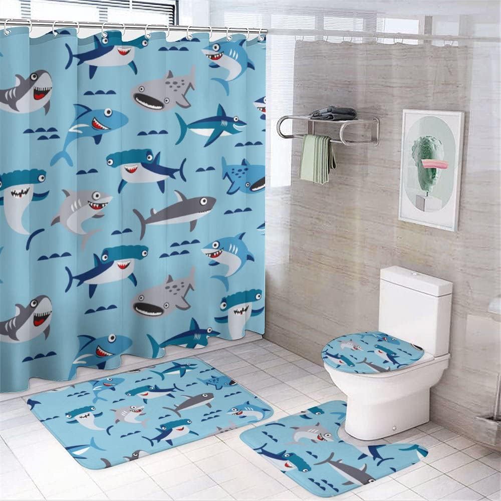 Christmas Deer Shower Curtain for Bathroom - Decorative Shower Curtain with Festive Spirit