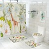 Christmas In Australia Waterproof Shower Curtain For Festive Bathroom Decor,