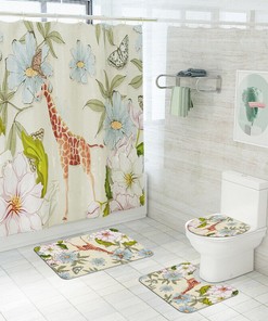 Christmas In Australia Waterproof Shower Curtain For Festive Bathroom Decor,