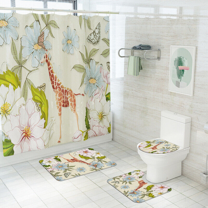 Christmas In Australia Waterproof Shower Curtain For Festive Bathroom Decor,