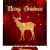 Christmas Jumping Deer Bathroom Set With Waterproof Fabric Shower Curtain