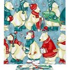 Christmas Polar Bears, Waterproof Shower Curtain For Holiday-Themed Bathroom Decor