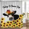 Christmas Shower Curtain Black Santa African American Santa Berry Buffalo Plaid Merry Home Indoor Bathroom Decorr