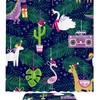 Christmas Watercolor Deer Bathroom Set With Waterproof Fabric Shower Curtain