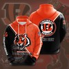 Cincinnati Bearcats Custom 3D Graphic Hoodie With All Over Print