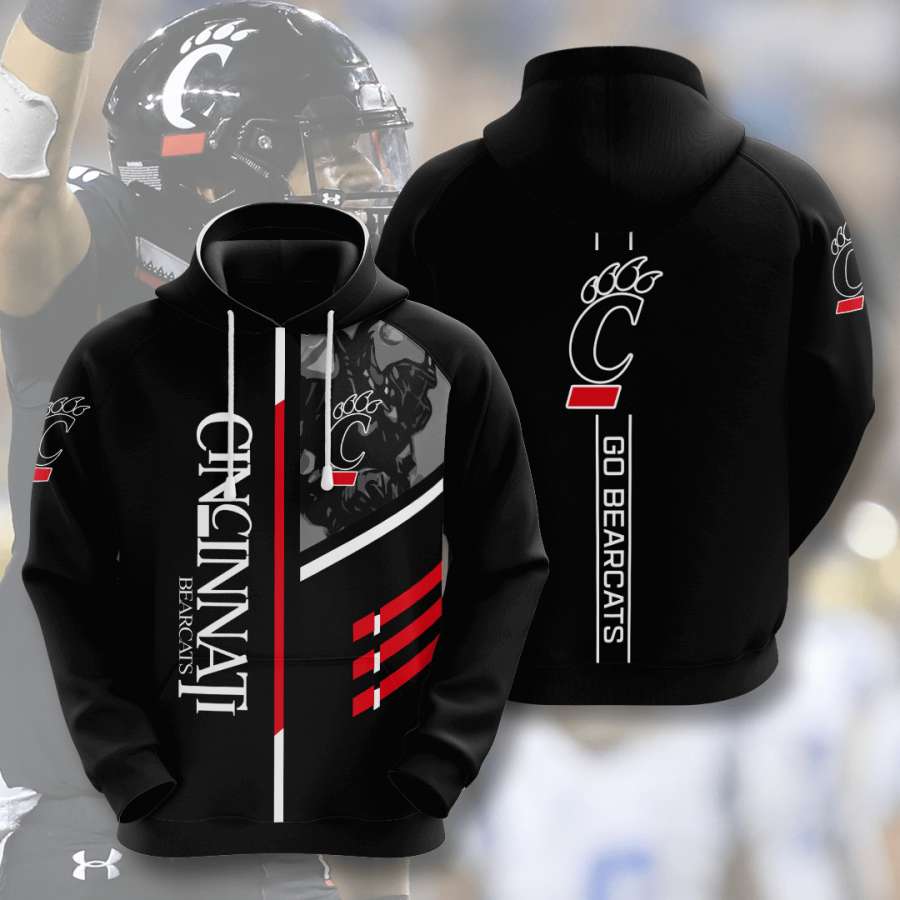 Cincinnati Bearcats Sport All Over Print Hoodie 3D - Elevate Your Style With Sports Team Gear