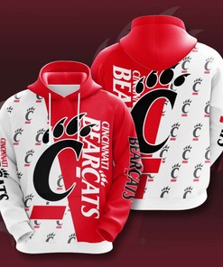 Cincinnati Bearcats Sport All Over Print Hoodie 3D - Perfect For Fans