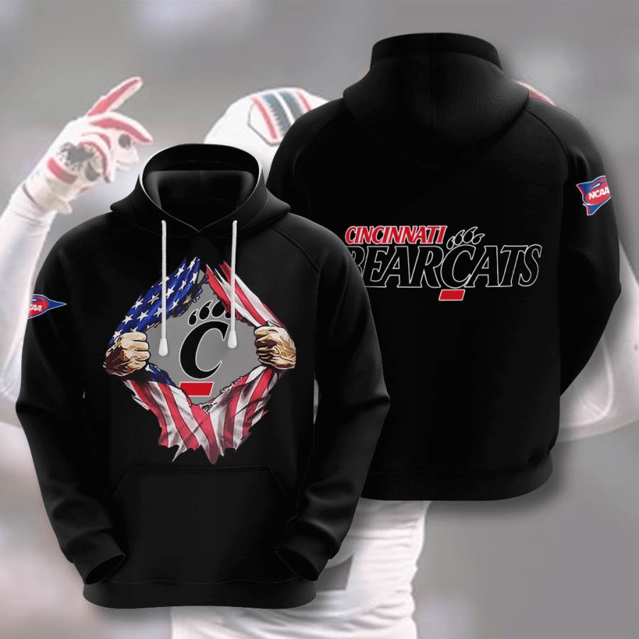 Cincinnati Bearcats Usa Football Team Sport All Over Print 3D Hoodie