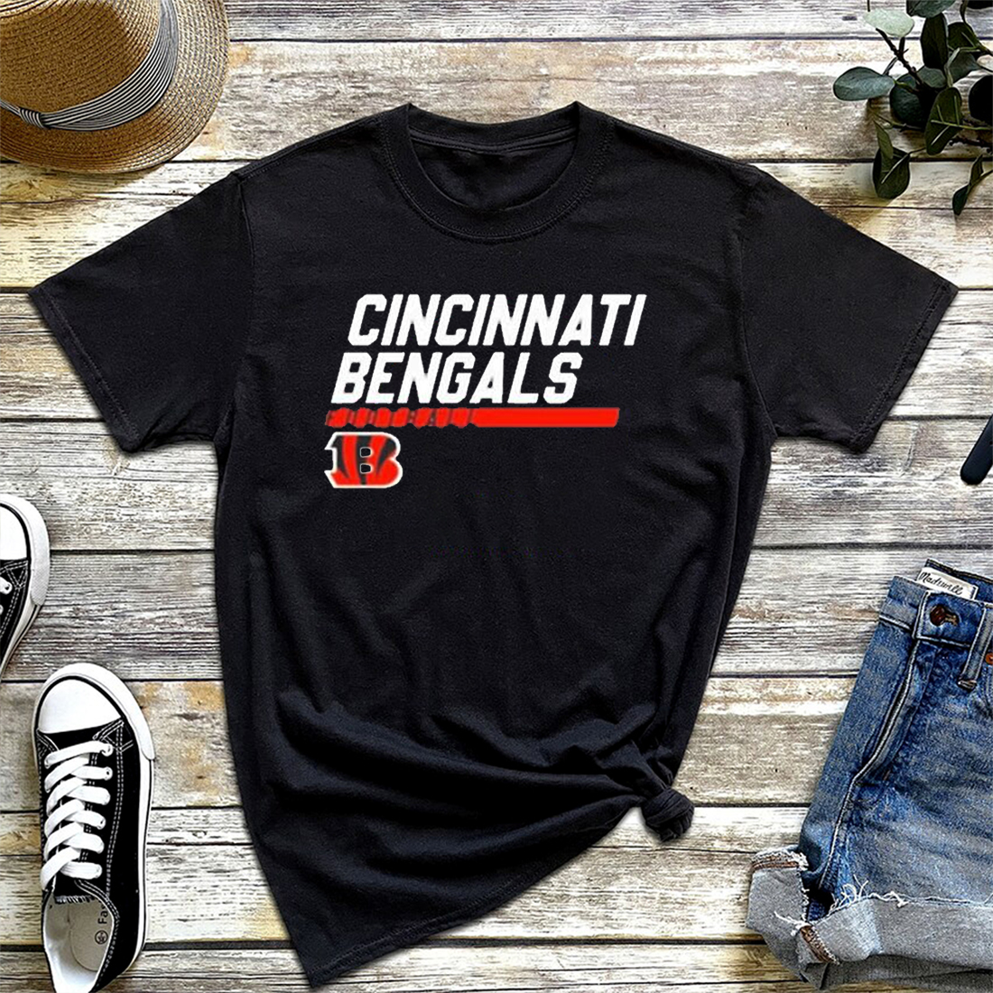 Cincinnati Bengals 2023 Football Logo Tshirt, Hoodie, Sweatshirt for Fans - Image 2