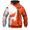 Cincinnati Bengals All Over Print Skull Printed Hoodie Gifts For Fans