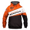 Cincinnati Bengals All Over Print Zip Hoodie