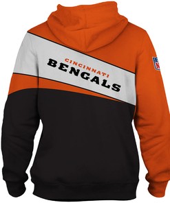 Cincinnati Bengals All Over Print Zip Hoodie