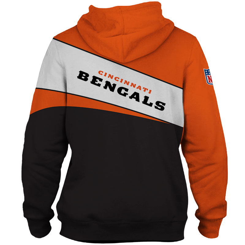 Cincinnati Bengals All Over Print Zip Hoodie