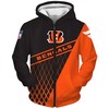 Cincinnati Bengals All Over Print Zip Hoodie Gift For Fan 