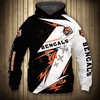 Cincinnati Bengals All Over Print Zip Hoodie Thunder Graphic Gifts For Fans