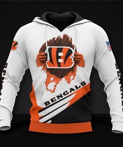 Cincinnati Bengals Cool Graphic All Over Print Hoodie Gifts For Fans
