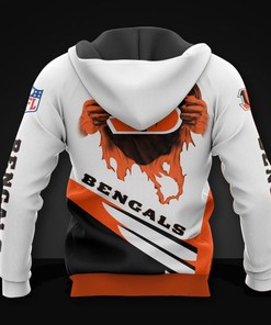 Cincinnati Bengals Cool Graphic All Over Print Hoodie Gifts For Fans