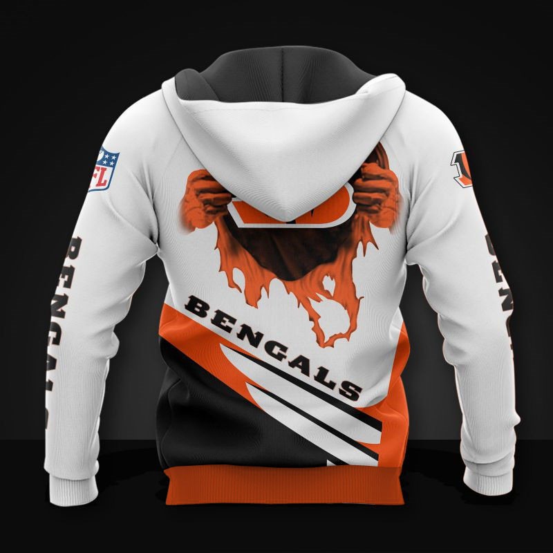 Cincinnati Bengals Cool Graphic All Over Print Hoodie Gifts For Fans