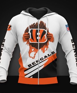 Cincinnati Bengals Cool Graphic All Over Print Hoodie Gifts For Fans