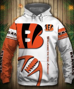 Cincinnati Bengals Graphic Balls All Over Print 3D Zip Hoodie Pullover