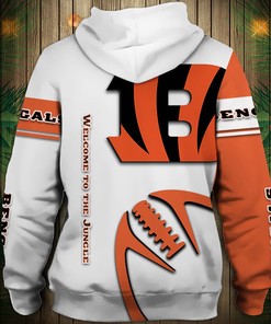 Cincinnati Bengals Graphic Balls All Over Print 3D Zip Hoodie Pullover