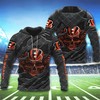 Cincinnati Bengals Skull 3D Hoodie - Great Gift For Fans
