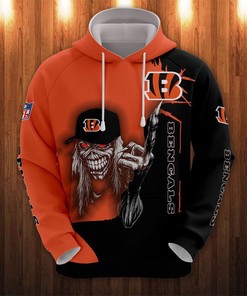 Cincinnati Bengals Ultra Death All Over Print Graphic Gift For Halloween Hoodie