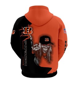 Cincinnati Bengals Ultra Death All Over Print Graphic Gift For Halloween Hoodie