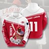 Cincinnati Reds Barry Larkin Usa Baseball Hoodie With 3D Design