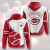 Cincinnati Reds Custom All Over Print Hoodie With Baseball Theme